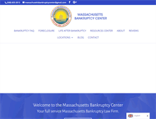 Tablet Screenshot of massachusettsbankruptcycenter.com